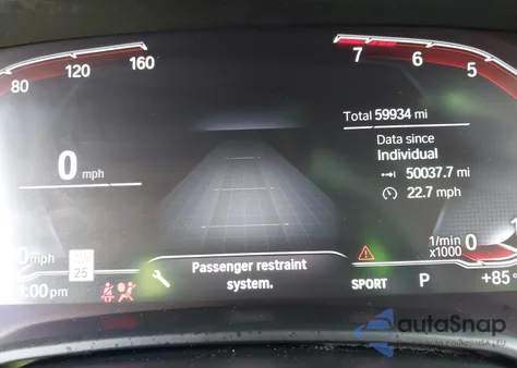 2020 BMW X7 xDrive40I z USA, uszkodzony, nr VIN 5UXCW2C00L9B58830